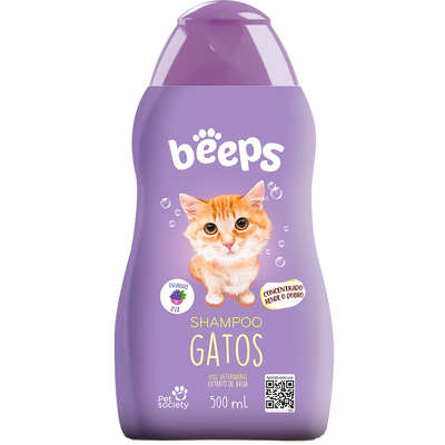 Shampoo Beeps Extrato de Aveia para Gatos