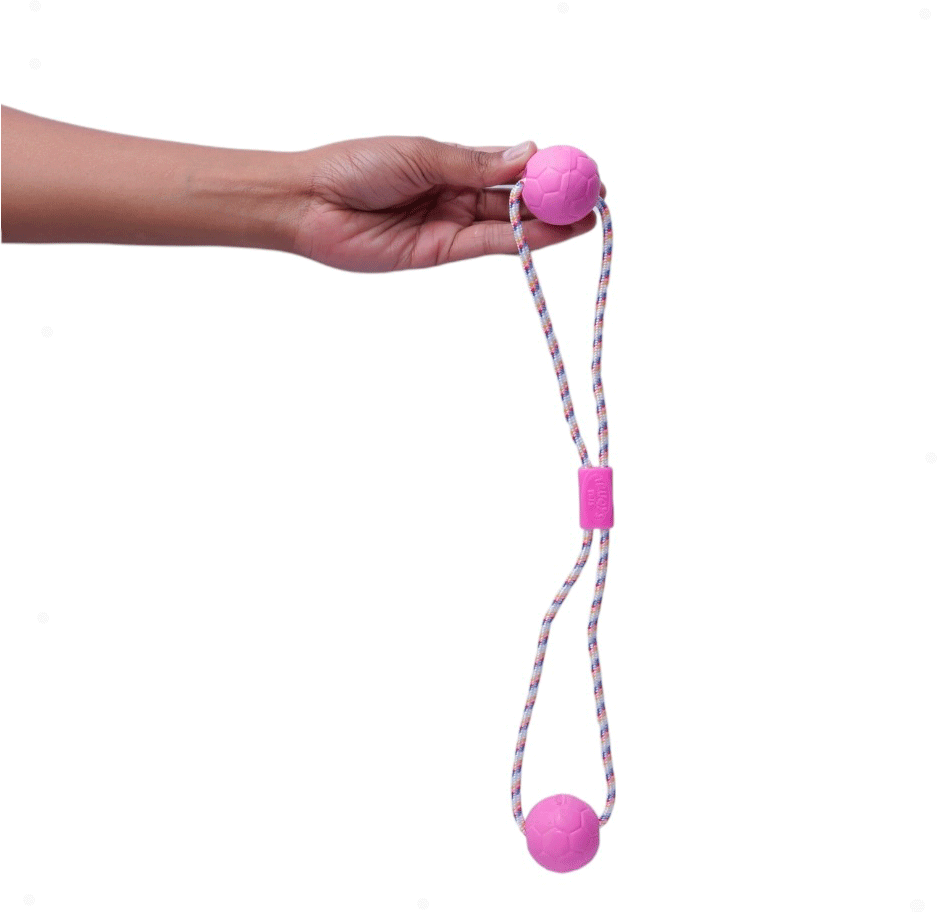 Brinquedo Duo Ball Divercão Rosa - Tam. P