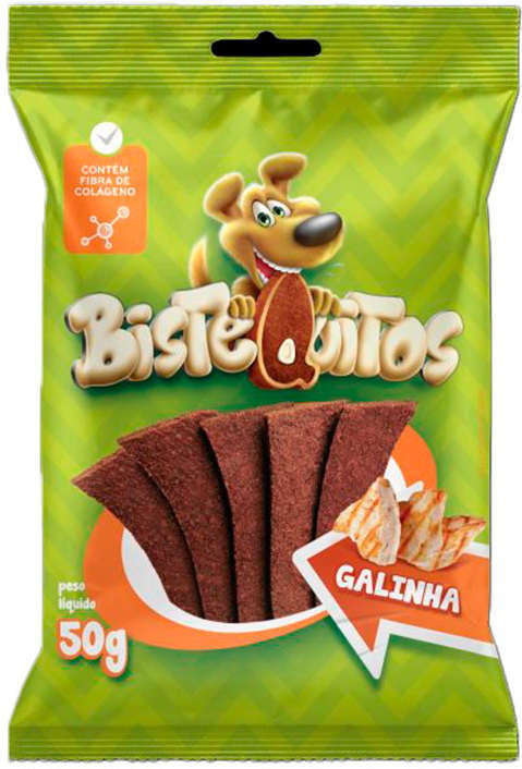 Bifinho Petitos para Cães Adultos Sabor Galinha - 50g