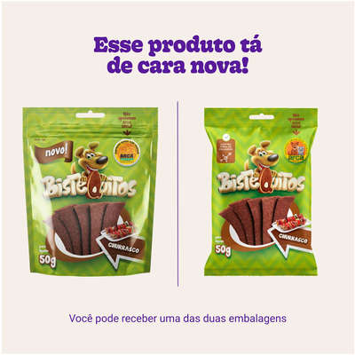 Bifinho Petitos Bistequitos para Cães Adultos Sabor Churrasco