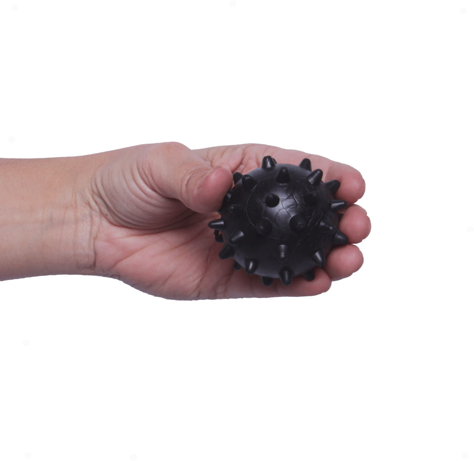 Brinquedo Bola de Borracha Maciça Extra Forte com Cravo para Cães - Tam. P