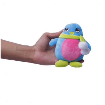 Brinquedo Pelúcia Pinguim Colorido para Cães”