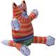 Brinquedo Fatcat Mini Terrible Nasty Scarries Laranja