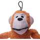“Brinquedo Jambo Mordedor Pelúcia Macaco Kelev Laranja