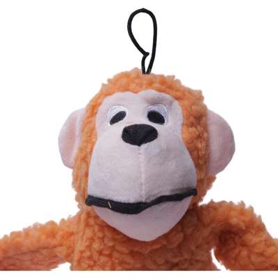 “Brinquedo Jambo Mordedor Pelúcia Macaco Kelev Laranja