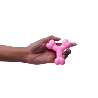 Brinquedo Buddy Toys Ossinho Rosa para Filhotes
