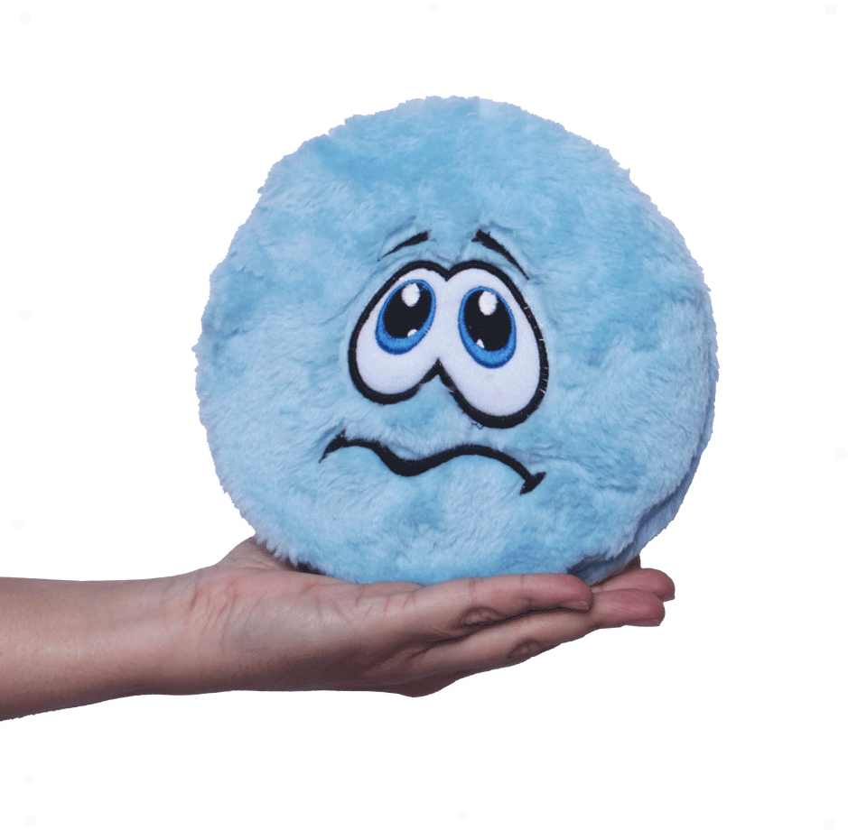 Brinquedo Chalesco Pelúcia Emoticon Uau para Cães - Tam. Único