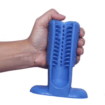 Escova Dental Truqys Pets Azul para Cães