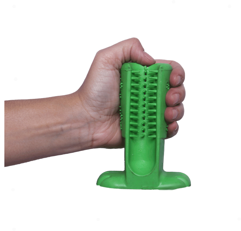 Escova Dental Truqys Pets Verde para Cães - Tam. M