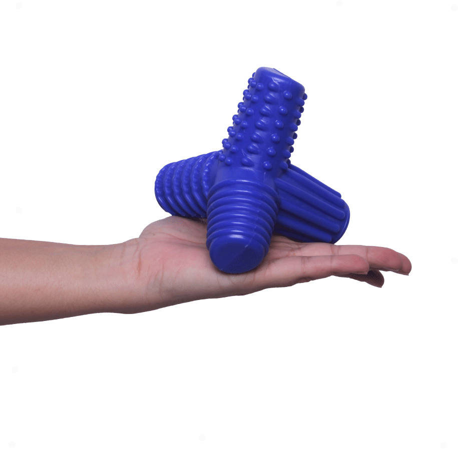Brinquedo Mordedor Pet Games 4 Dogs Nylon Azul - Tam. G
