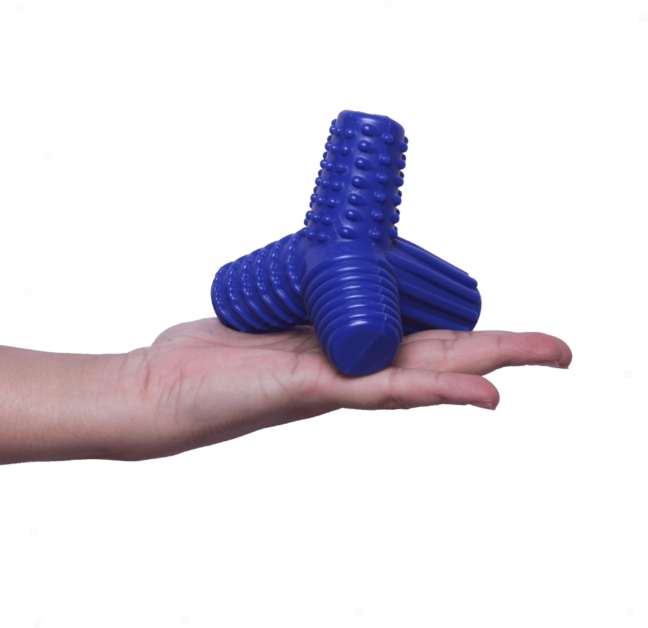 Brinquedo Mordedor Pet Games 4 Dogs Nylon Azul - Tam. M