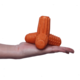 Brinquedo Mordedor Pet Games 4 Dogs Soft Laranja