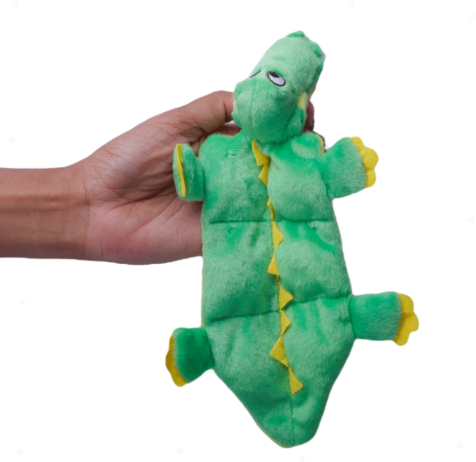 Brinquedo Plush Jacaré Multi Som para Cães - Tam. Único
