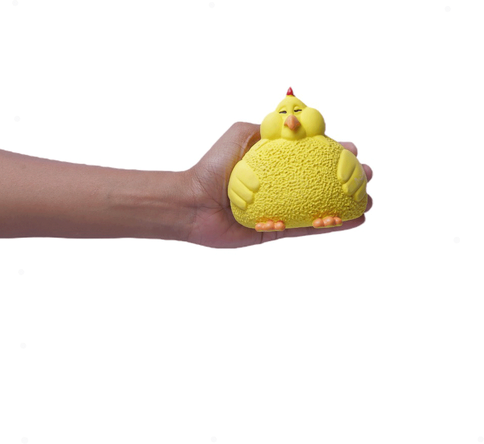Brinquedo Galinha Dourada Textures para Cães - Tam. Único