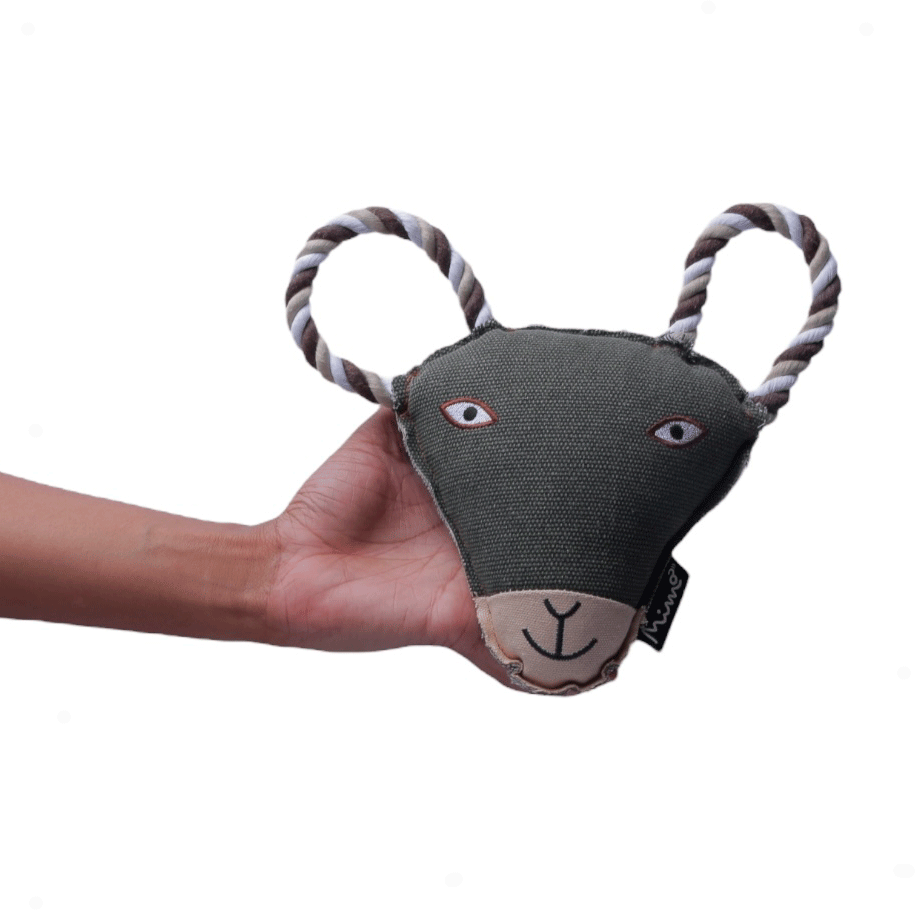 Brinquedo Canvas Cabra para Cães - Tam. Único