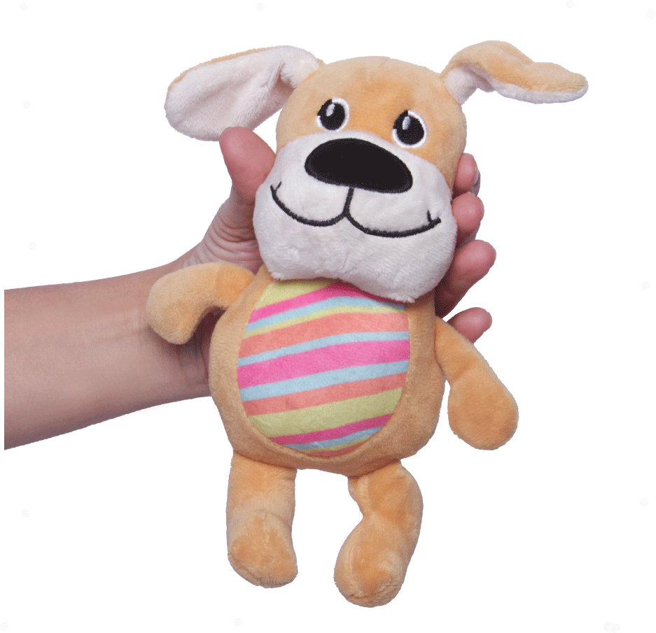 Brinquedo Pelúcia Dog Colorido para Cães - Tam. Único