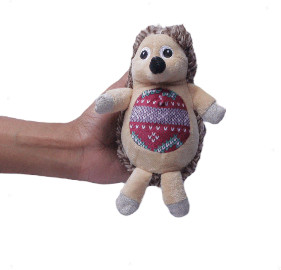 Brinquedo Pelúcia Porco Espinho para Cães - Tam. Único