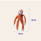 Brinquedo Jambo Mordedor Pelúcia Macaco Kelev Laranja”