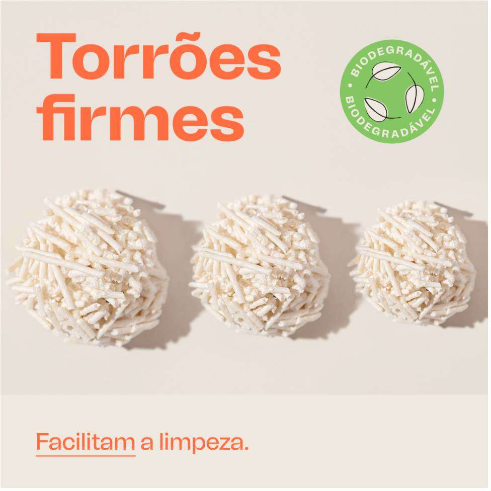 Granulado Higiênico de Tofu Meau para Gatos - 2,5Kg