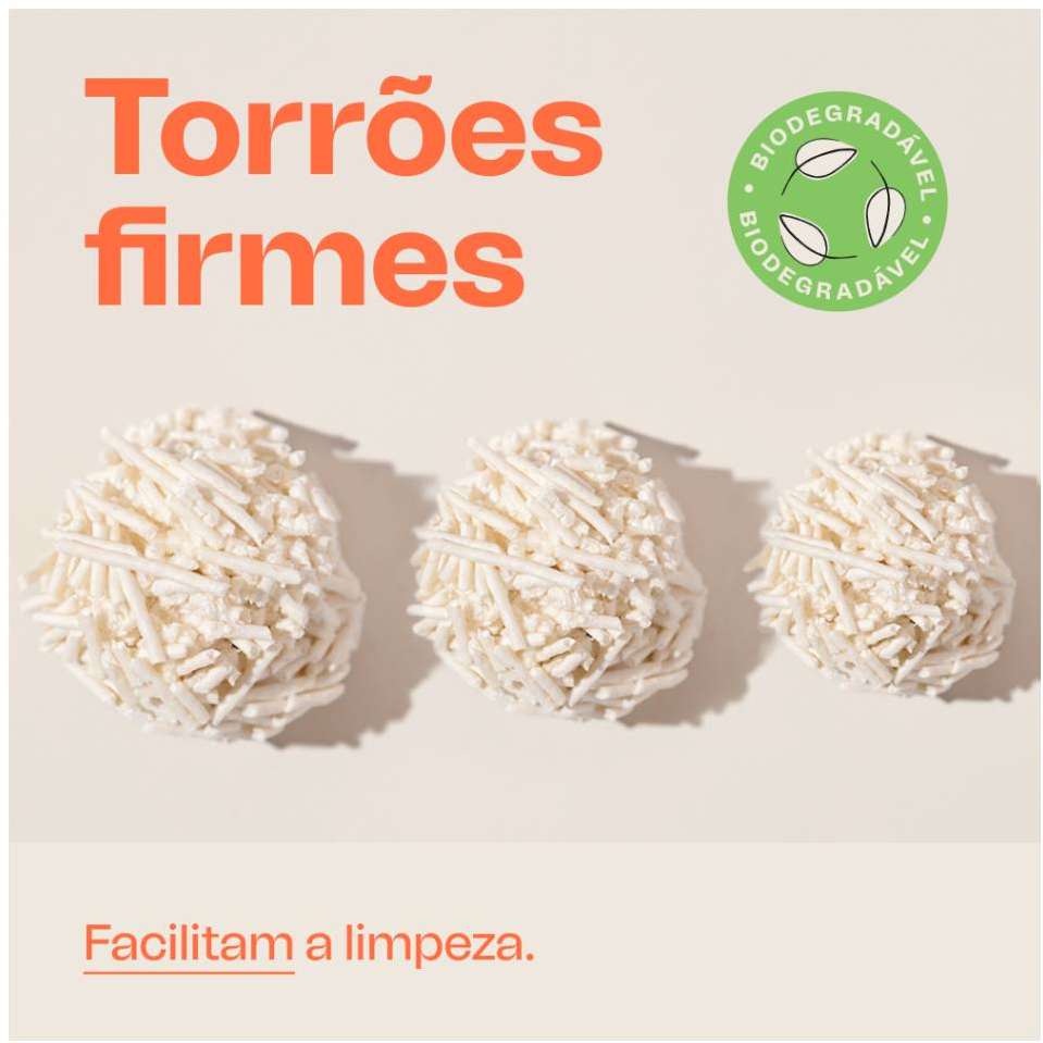 Granulado Higiênico de Tofu e Lavanda Meau para Gatos - 2,5Kg