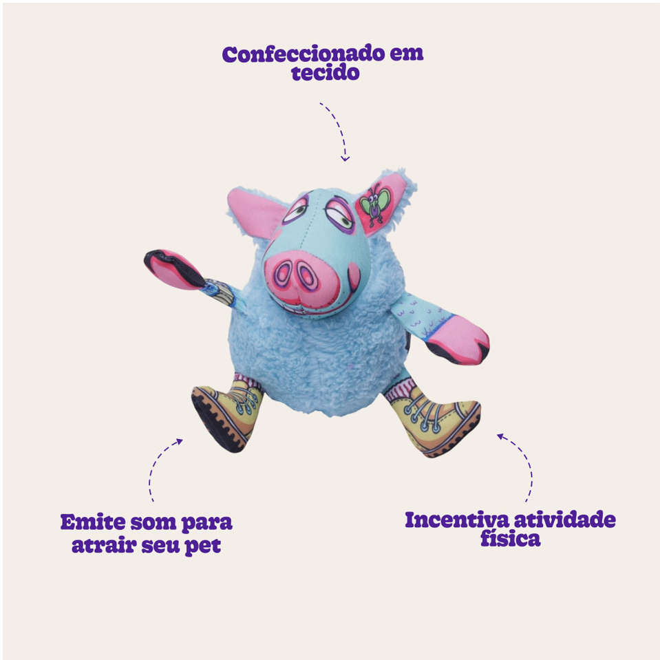Brinquedo Fatcat Gruntleys Mini - Azul