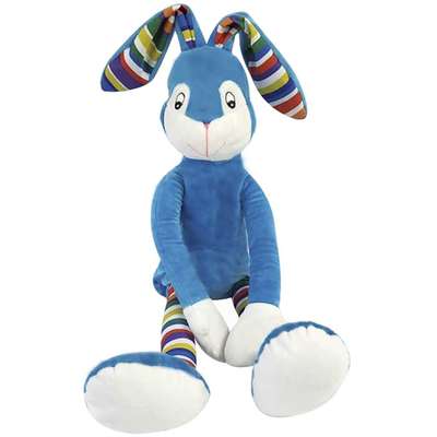 Brinquedo Pelúcia Coelho Pernudo Azul