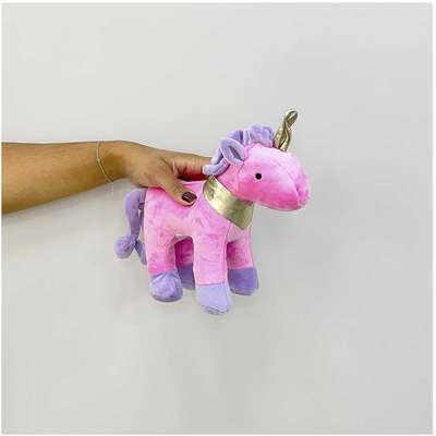Brinquedo Pelúcia Unicórnio Brilhante