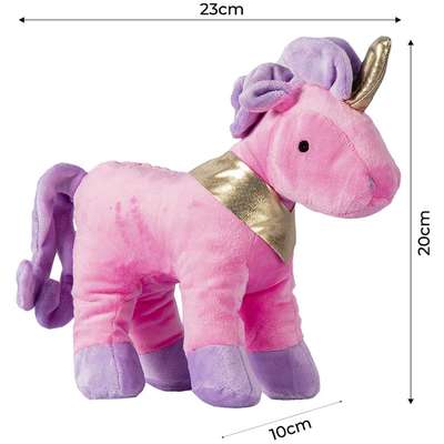 Brinquedo Pelúcia Unicórnio Brilhante
