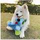 Brinquedo Pelúcia Cachorro Bob Azul