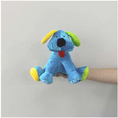 Brinquedo Pelúcia Cachorro Bob Azul