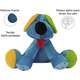 Brinquedo Pelúcia Cachorro Bob Azul