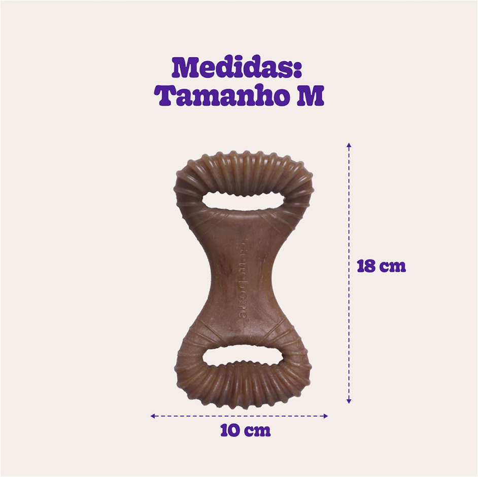 Brinquedo Benebone Dental Chew Bacon (BB860350) - Tam. M