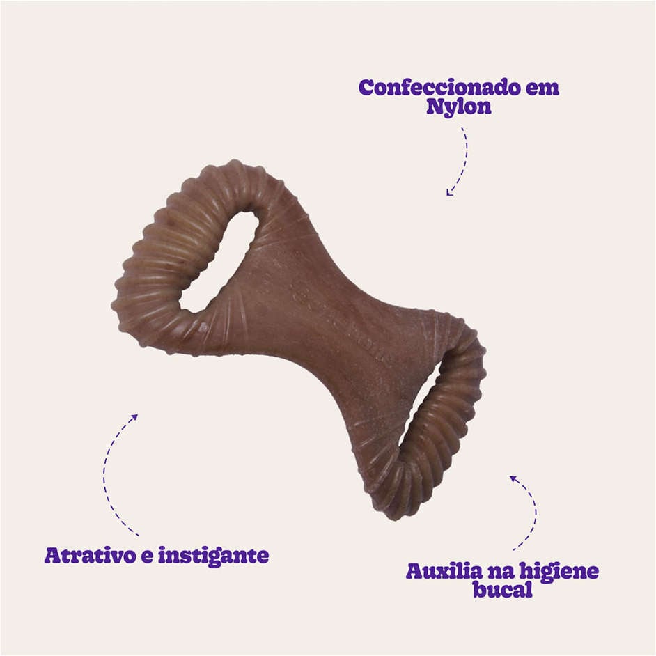 Brinquedo Benebone Dental Chew Bacon (BB860350) - Tam. M