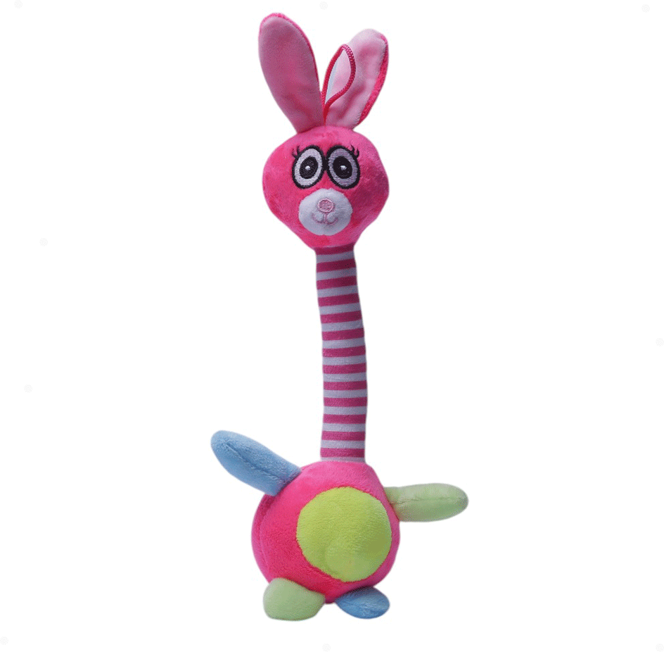 Brinquedo Home Pet Pelúcia Coelho Canadense Rosa - Tam. 04