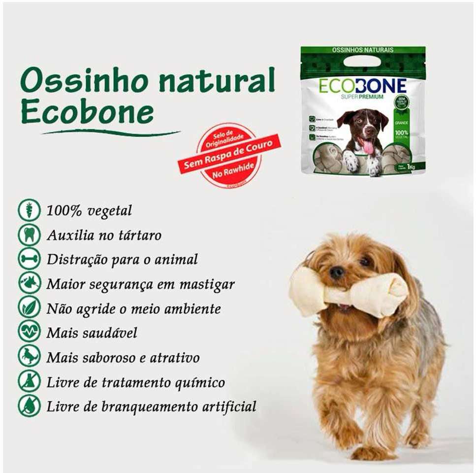 Palito Ecobone para Cães 8 mm - 500g