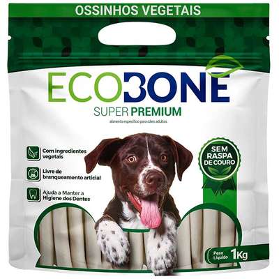 Palito Ecobone para Cães Sabor Baunilha 15 mm