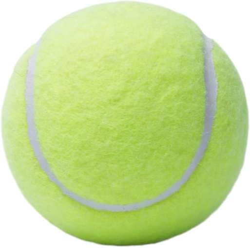 Brinquedo Kit com 3 Bolas de Tênis Amarela para Cães - 3 Unidades
