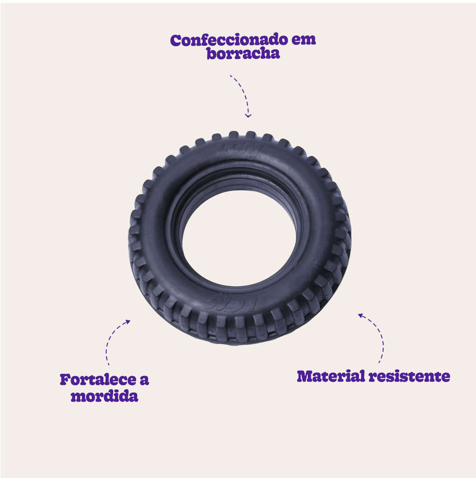 Brinquedo LCM Pneu Maciço Extra Forte - Tam. M