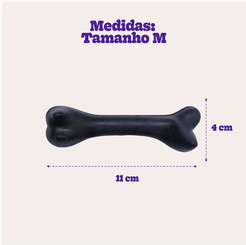 Brinquedo LCM Osso Maciço Extra Forte - Tam. M