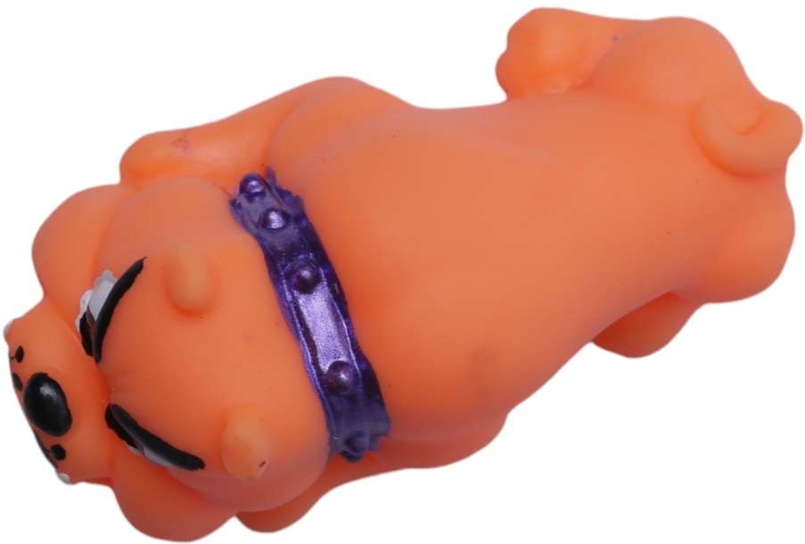 Brinquedo de Vinil LCM Buldogue - Laranja