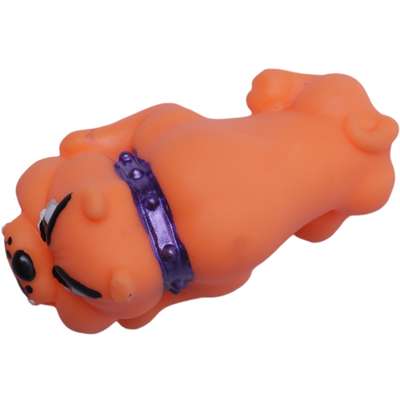 Brinquedo de Vinil LCM Buldogue Laranja