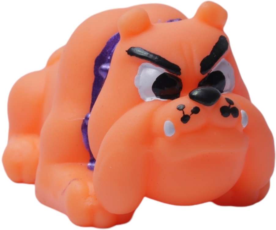 Brinquedo de Vinil LCM Buldogue - Laranja
