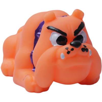 Brinquedo de Vinil LCM Buldogue Laranja
