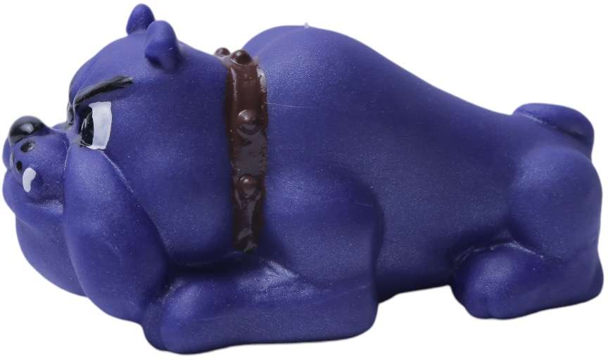 Brinquedo de Vinil LCM Buldogue - Azul
