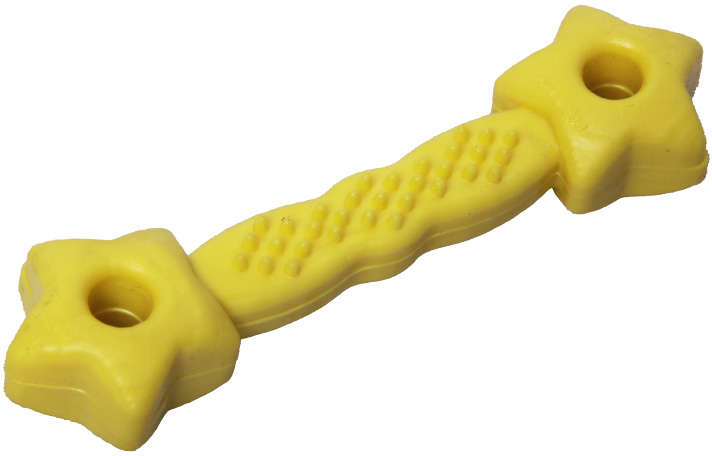 Brinquedo LCM Halteres Estrela Amarela - Tam. M