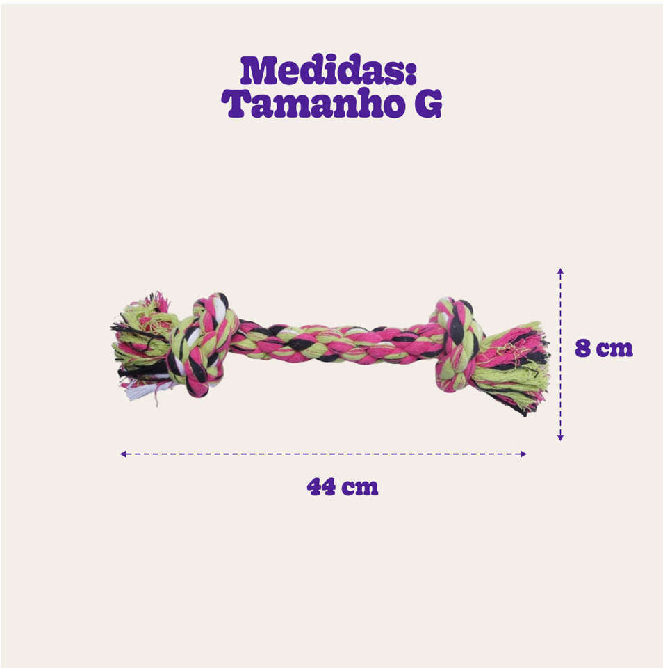Brinquedo Dental Bone Extra Big para Raças Grandes e Gigantes - Tam. G