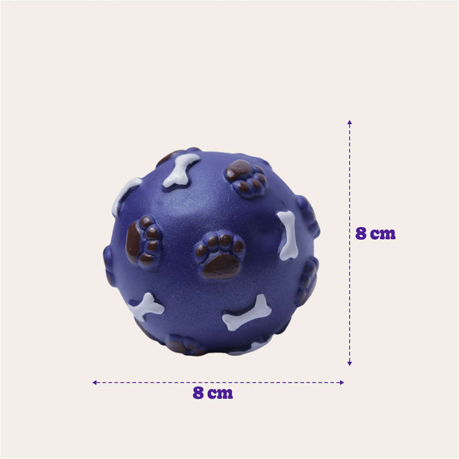 Brinquedo de Vinil LCM Bola Pata Osso - Azul
