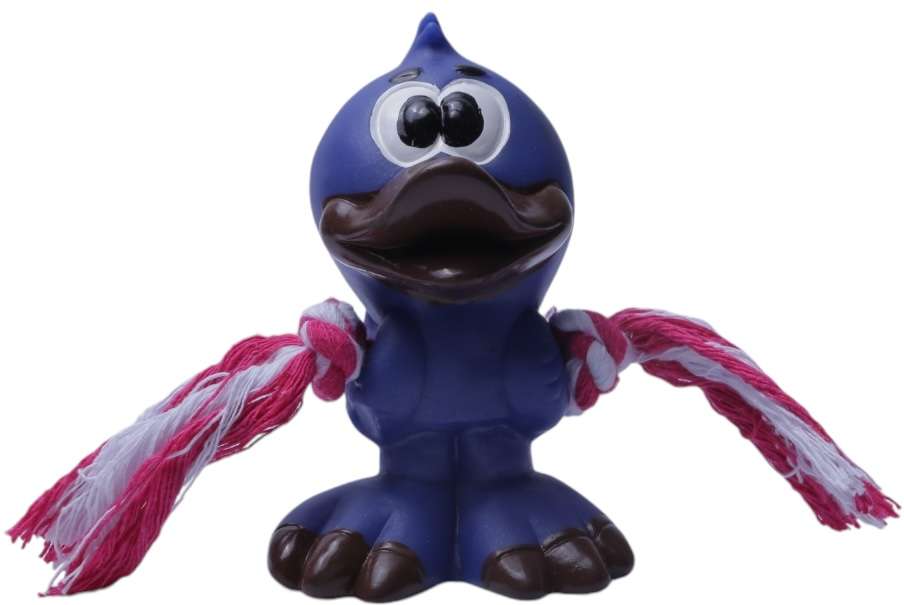 Brinquedo de Vinil LCM Pintinho com Corda - Azul