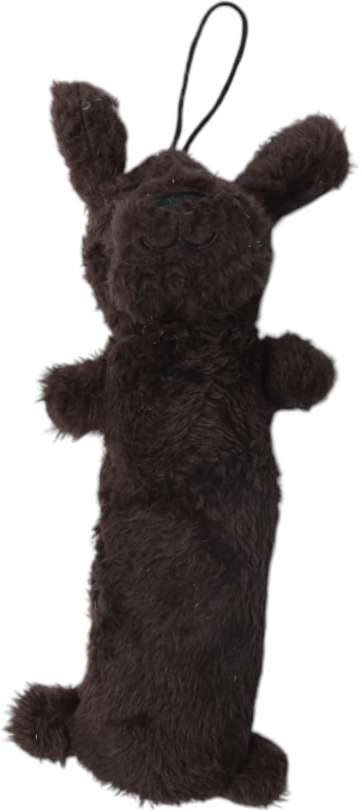 Brinquedo Jambo Mordedor Barriguinha Plush Cão Marrom - Marrom