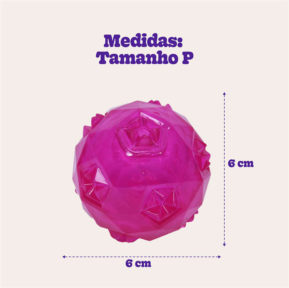 Brinquedo Jambo Bola Diamond Rosa - Tam. P